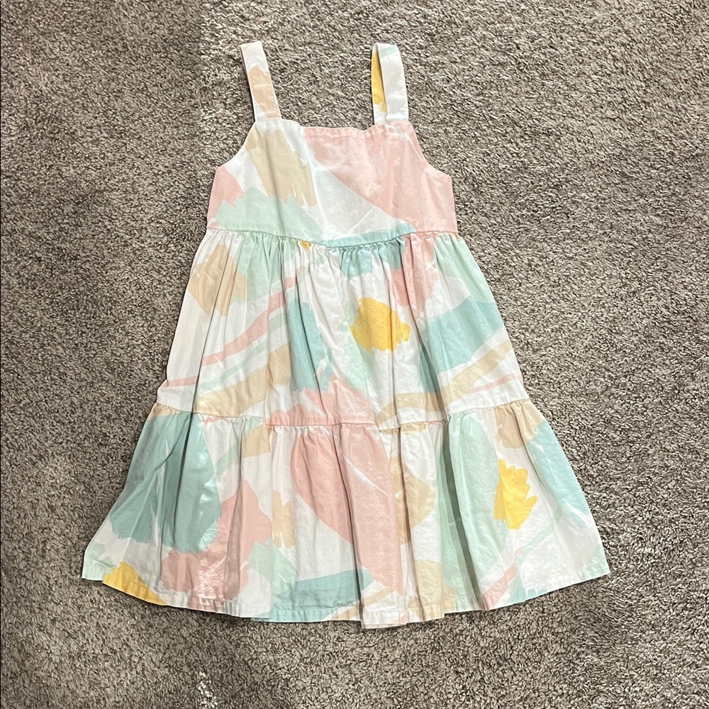 Carter's Pastel Multi-Color Tiered Sundress with Straps